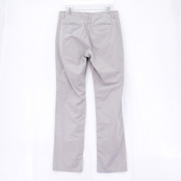 Bonobos Gray Straight Fit Cotton Chino Pants Mid Rise Flat Front 34/34 Tag 33/34 - Picture 3 of 7